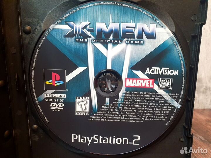 Игры ps2 X-Men The Official Game пс2 Playstation