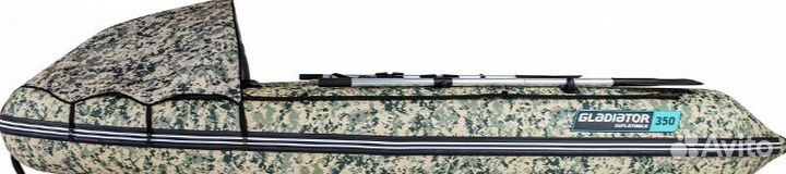 Надувная лодка gladiator E350PRO камуфляж
