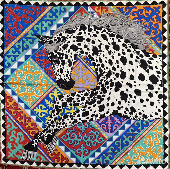 Шелковый платок Hermes