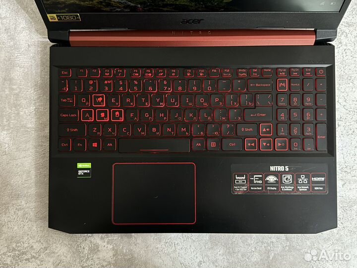 Игровой ноутбук Acer nitro 5 an515-54-72GJ