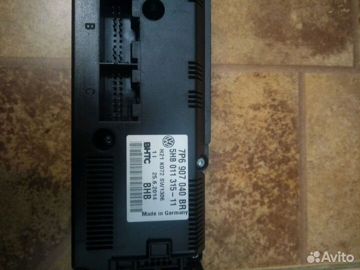 Блок климата туарег 7P6 907 040 BR, CF,CD