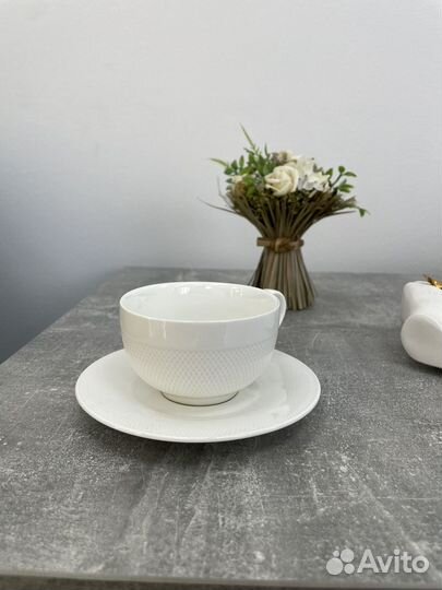 Набор столовой посуды чашка тарелка салатник
