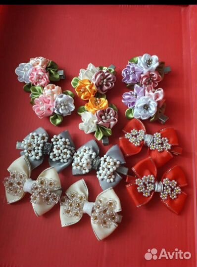 Резинки, заколки для волос, резинки на гульку