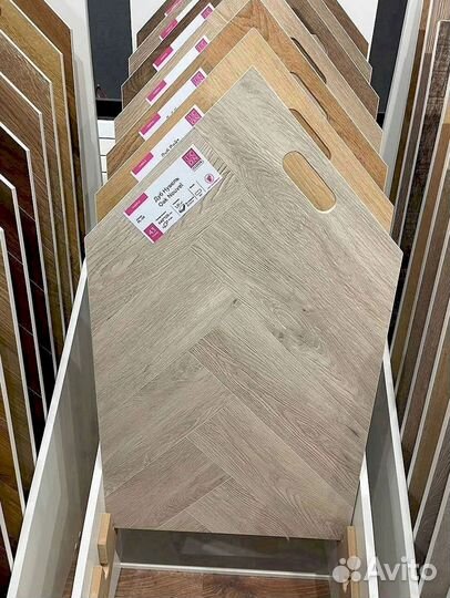 Кварцвиниловая плитка елочка