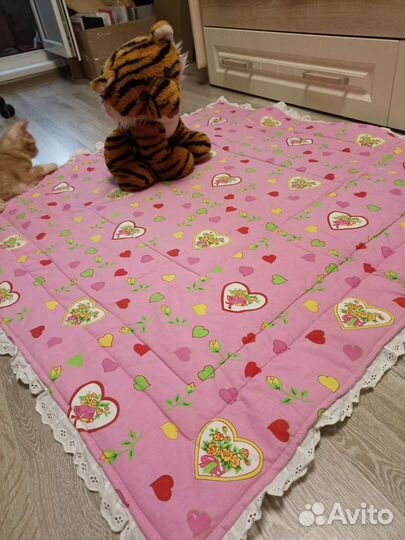 Лежанка подстилка большая для собак 120 см