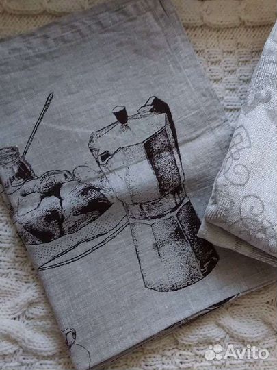 Полотенца и салфетки из льна новые без упаковки