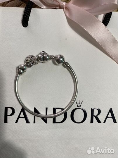Pandora браслет с шармами