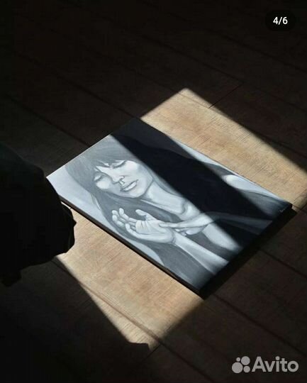 Картина акрил, холст