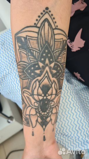 Удаление татуажа. Удаляем стрелки