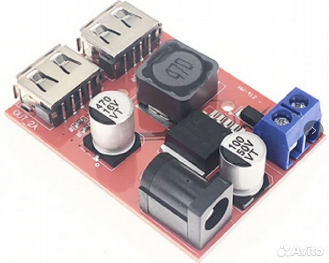 Преобразователь ET DC640/2USB3A понижающий