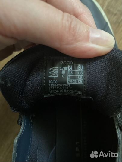 Полуботинки для мальчика 34 Ecco