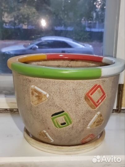 Горшок керамический большой