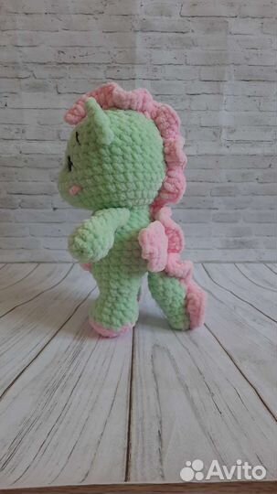 Дракон и динозавр. Вязаные игрушки в наличии