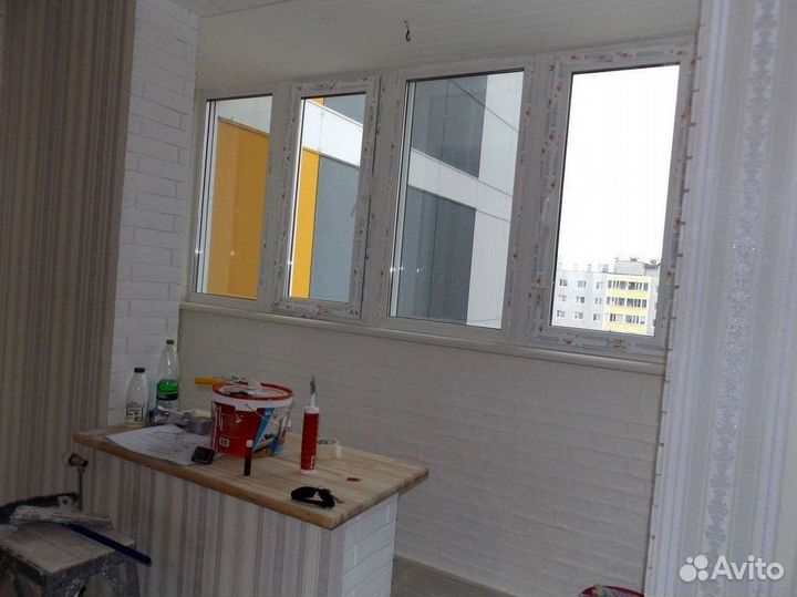 Остекление балконов, установка пластиковых окон