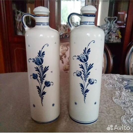 Винтажные бутылки Delft