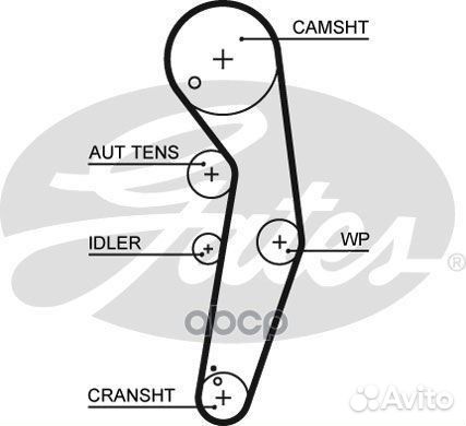 Комплект грм с помпой audi/VW 1.4/1.9/2.0 2000