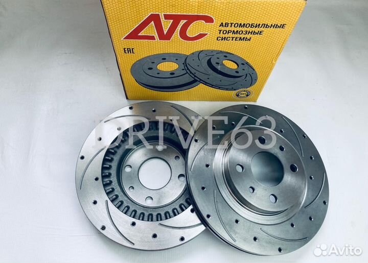 Тормозные диски ATC R 14 с перфорацией