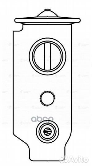 Клапан расширительный кондиционера hyundai Elan