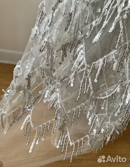 Отрез ткани с пайетками 2 м