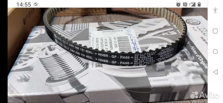 Помпа polo sedan оригинал ремень cwva приводной