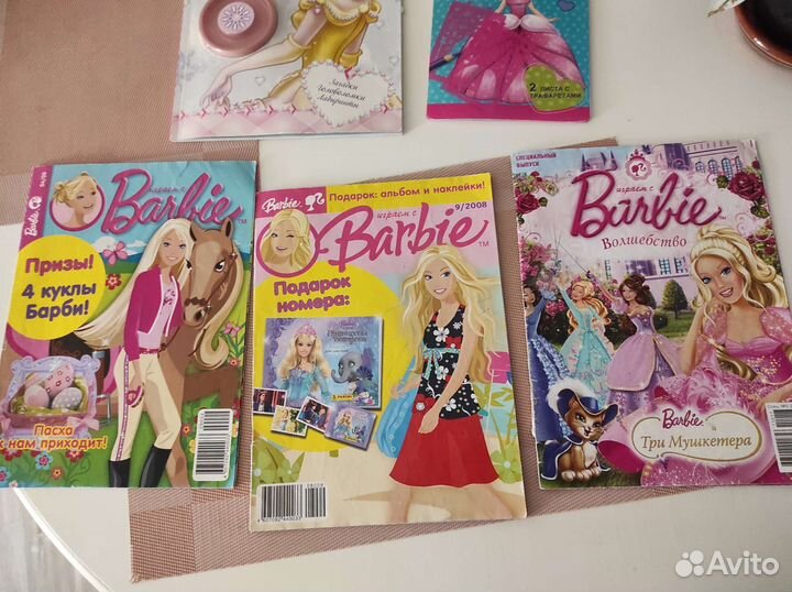 Журнал Барби, Монстр хай, Братц, Губка Боб