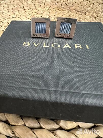 Запонки bvlgari