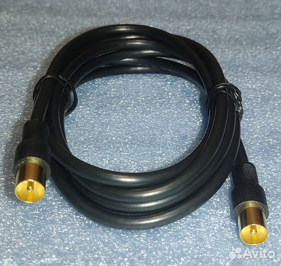 Кабель антенный коаксиальный 3C2V вилка - вилка