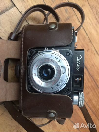 Фотоаппарат Смена рабочий в чехле