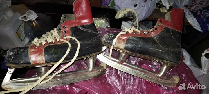 Коньки хоккейные СССР