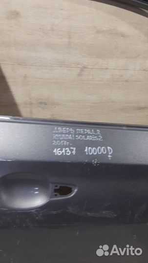 Дверь передняя правая Hyundai Solaris 2 С 2017