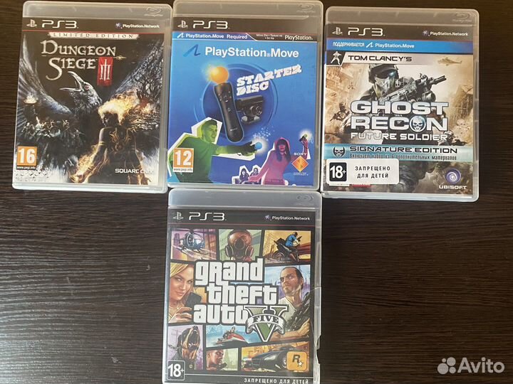 Компьютерная игра, диски на ps3