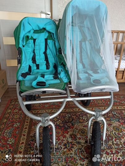 Коляска детская Bumbleride Twin 2в1 для двойни
