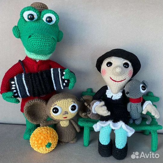 Вязаные игрушки ручной работы