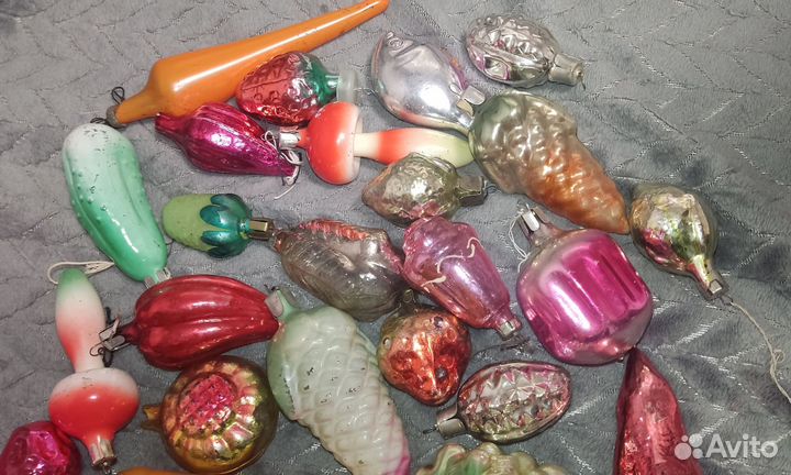 Елочные игрушки СССР