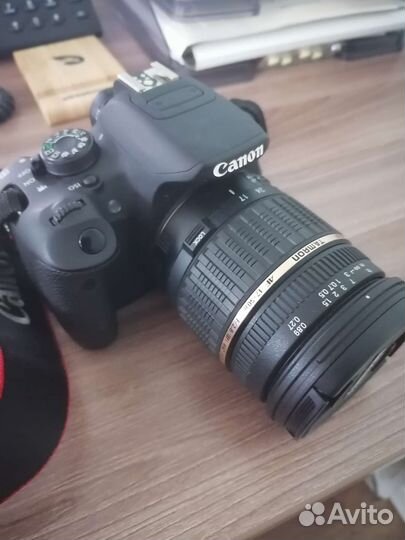 Фотоаппарат Canon 700d+объектив Tamron