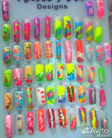 Типсы Планшет для типс с дизайном Материалы дизайн