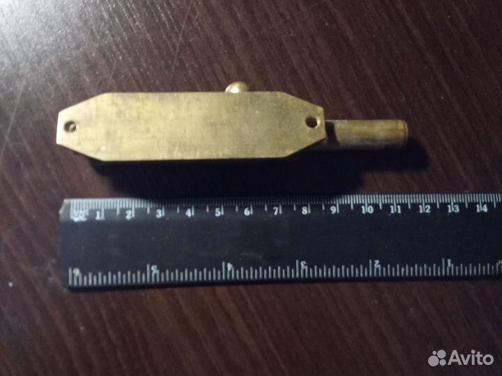 Шпингалет задвижка щеколда латунь