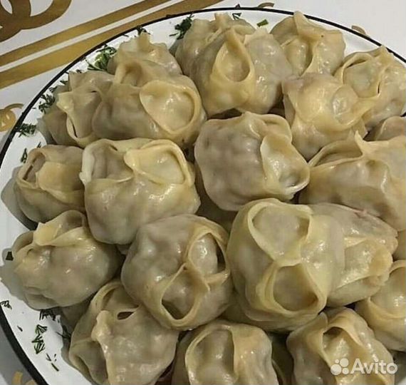 Манты Пельмени ручной лепки Домашние