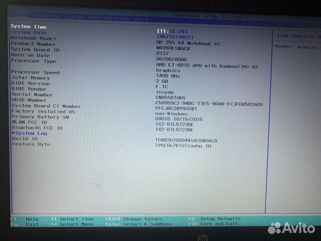 Материнская плата HP LA-C781P