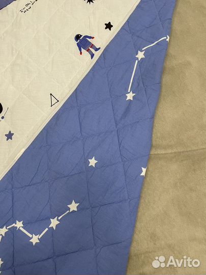 Детское покрывало одеяло двустороннее