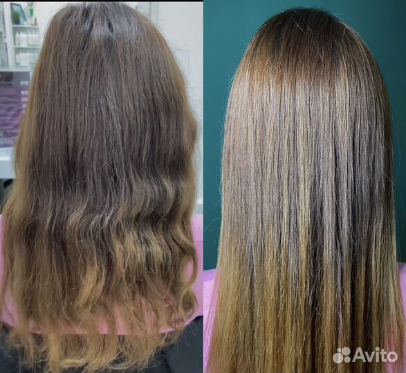 Кератиновое выпрямление (кератин/ботокс)