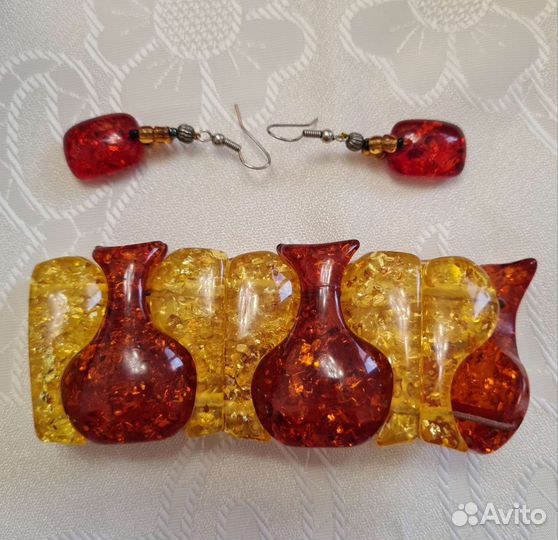 Браслет из янтаря