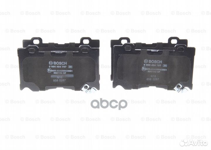 0 986 494 707 Колодки тормозные infiniti FX35/3