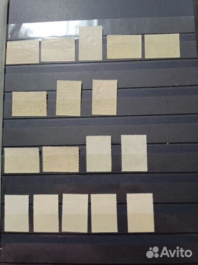 Марки. 1933, 1940 годы. Чистые