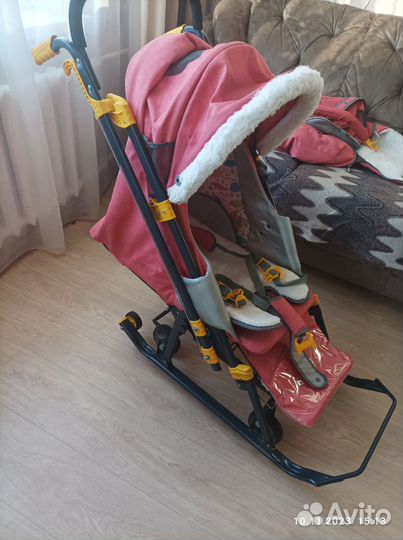 Санки коляска ника 7 3