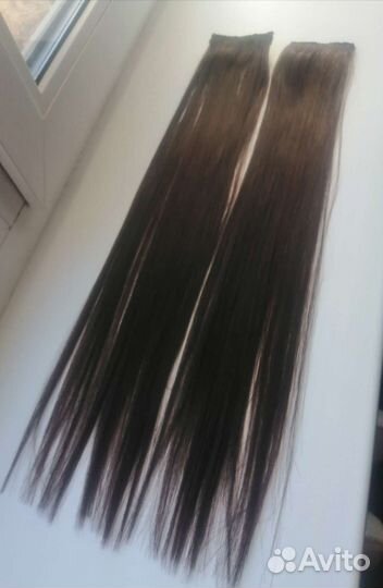 Волосы на заколках (искусственные)