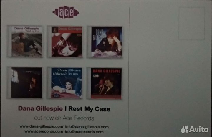 Автограф Dana Gillespie