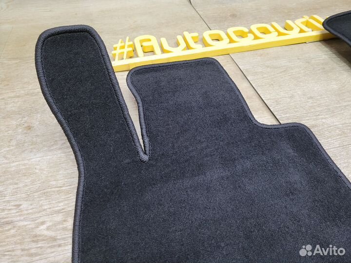 Коврики в салон Mercedes C-class W205 (Премиум)