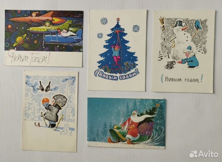 Открытки. Зарубин. Чистые. Редкие