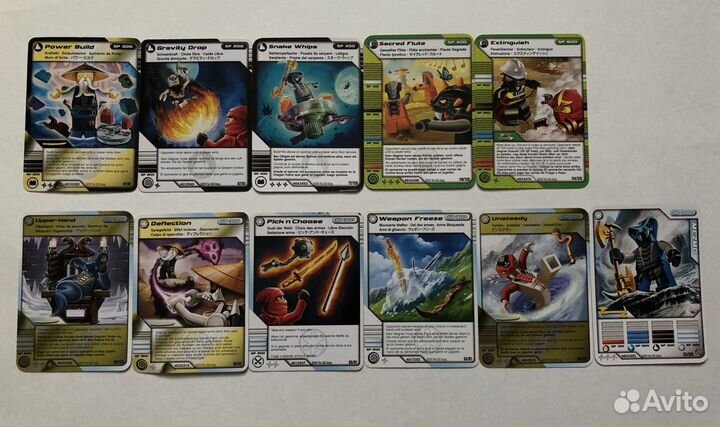 Коллекционные игральные карты Lego Ninjago